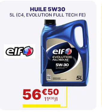 Carter-Cash HUILE 5W30 offre