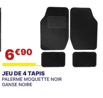 Carter-Cash JEU DE 4 TAPIS offre