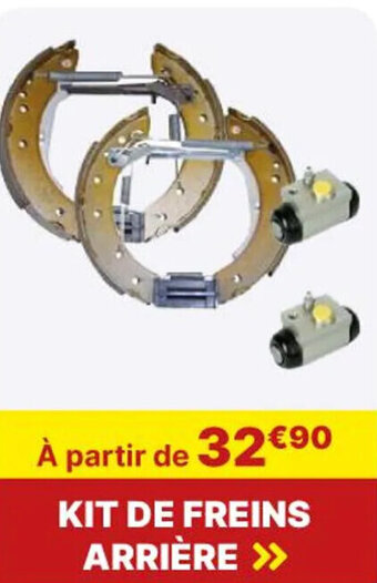 Carter-Cash KIT DE FREINS ARRIÈRE >> offre