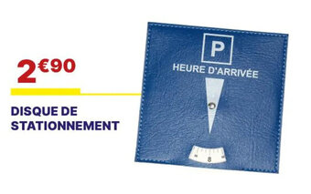 DISQUE DE STATIONNEMENT