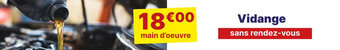 Carter-Cash Vidange offre