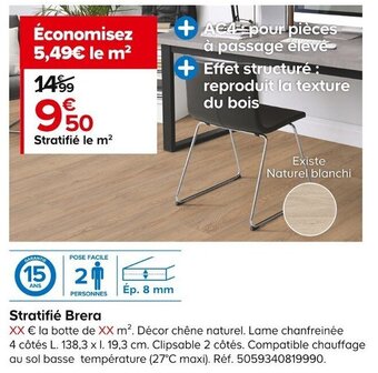 Castorama Stratifié Brera offre