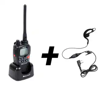 Decathlon Talkie walkie midland g9 pro + oreillettes offre