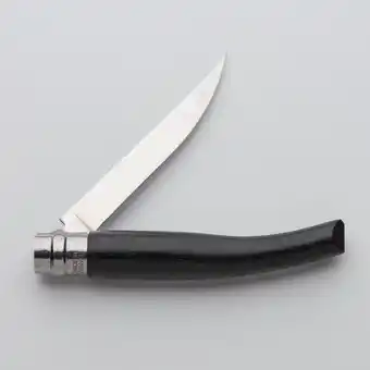 Couteau pliant 10 cm inox opinel effilé n°10 ebene