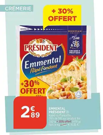 Bi1 Emmental Président offre