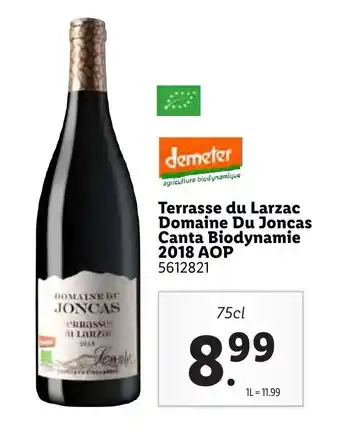 Terrasse Du Larzac Domaine Du Joncas Canta Biodynamie 2018 AOP