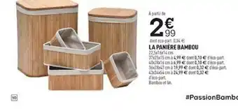 Centrakor La Panière Bambou offre