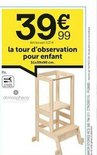 Centrakor La Tour D'observation Pour Enfant offre