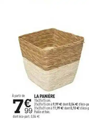 Centrakor La Panière offre