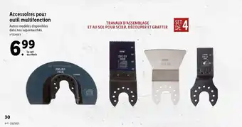 Lidl Accessoires Pour Outil Multifonction offre