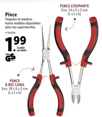 Lidl Pince offre