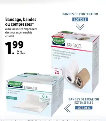Bandage, Bandes Ou Compresses