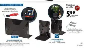 Lidl Organiseur De Coffre offre