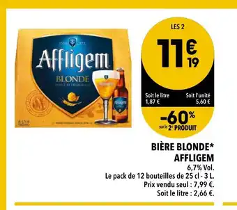 Supeco Bière Blonde * Affligem offre