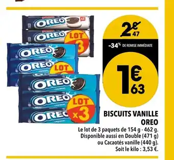 Supeco Biscuits Vanille1 offre