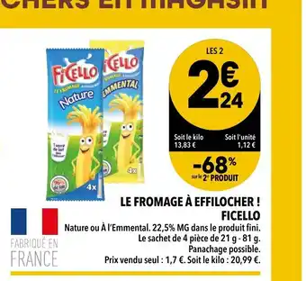 Supeco Le Fromage A Effilocher ! Ficello offre