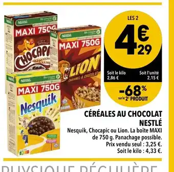 Supeco Cèrèales Au Chocolat Nestlè offre