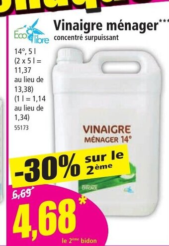 Norma Vinaigre ménager*** offre