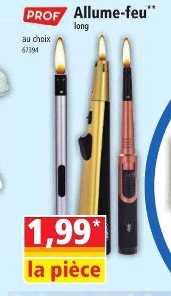 Norma PROF Allume-feu** offre