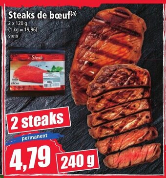 Norma Steaks de bœuf(a) offre