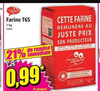 Norma Farine T65 offre