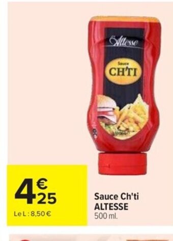 Carrefour Market Sauce Ch'ti ALTESSE 500 ml. offre