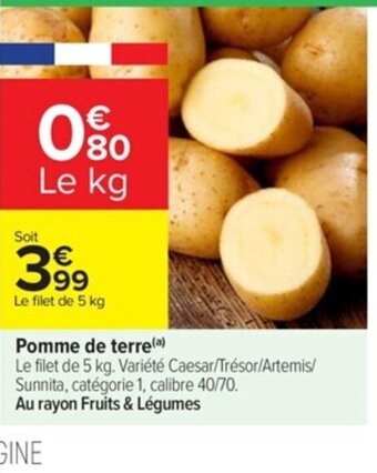 Carrefour Market Pomme de terre(a) offre