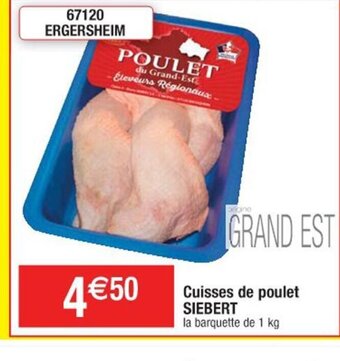 Cora x Carrefour Cuisses de poulet SIEBERT offre