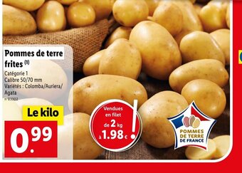 Lidl Pommes de terre frites (1) offre