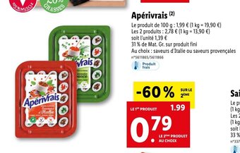 Lidl Aperivrais offre