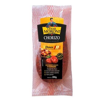 Carrefour César moroni chorizo offre