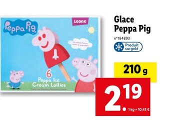 Lidl Glace Peppa Pig offre