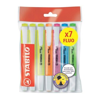 Carrefour Stabilo 7 surligneurs swing cool offre