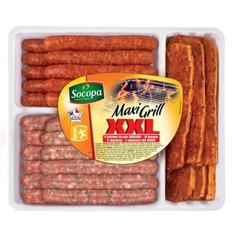 Carrefour Caissette maxi grill xxl socopa offre