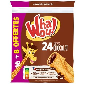 Carrefour Whaou crêpes fourrées offre