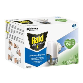 Carrefour Raid essentials diffuseur répulsif anti moustiques offre