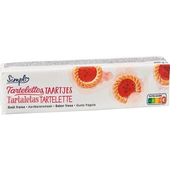 Carrefour Market Simpl tartelettes goût fraise offre