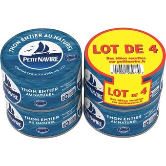 Carrefour Market Petit navire thon entier au naturel albacore offre
