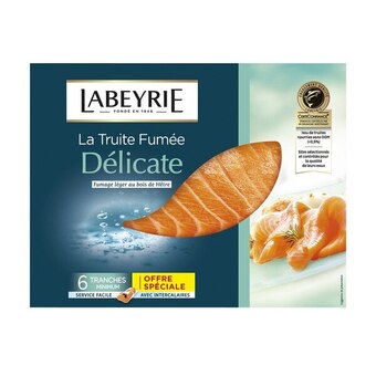 Carrefour Market Labeyrie truite fumée offre spéciale offre