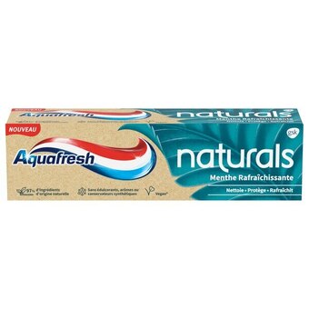 Carrefour Market Aquafresh dentifrice naturals offre