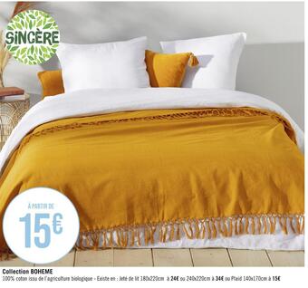 Casino Supermarchés Sincère collection boheme offre