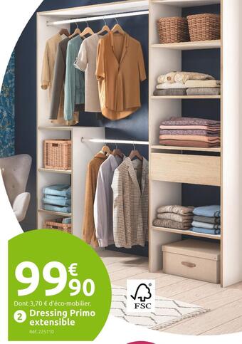 Mr Bricolage Dressing primo extensible offre