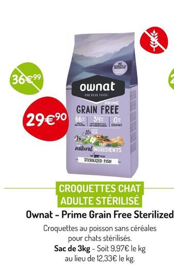 Croquettes chat adulte stérilisé