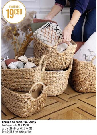 Gamme de panier caracas