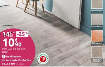 Mr Bricolage Revêtement de sol vinyle confortex ép. 2,2 mm offre