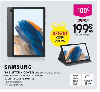 Pulsat Samsung tablette + cover offre