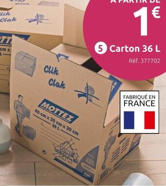 Mr Bricolage Carton 36 l offre