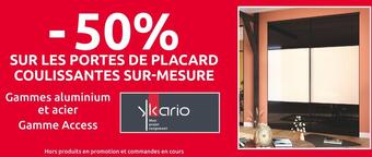 Mr Bricolage - 50% sur les portes de placard coulissantes surǖmesure offre