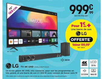 Pulsat Lg tv 4k uhd offre