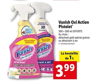 Vanish Oxi Action Pistolet*